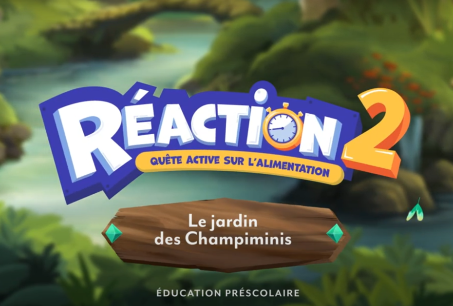 Réaction 2 : Mission 2 – Le jardin des Champiminis